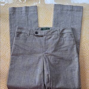 Ralph Lauren Gray Plaid Pants